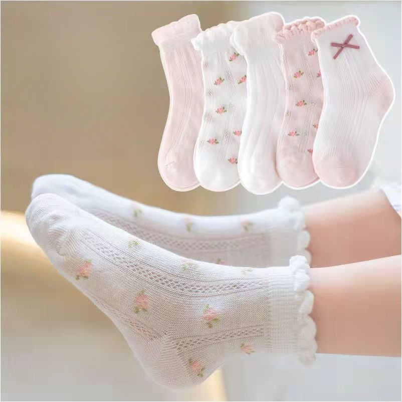 Meias para meninas com estampa - Summer Clothing Baby Girl avaliação e preço