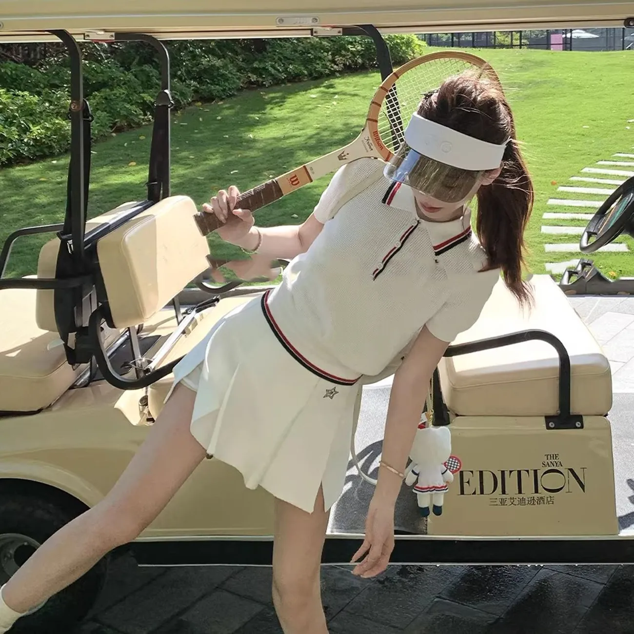 Conjunto de Roupas de Golfe Fe - Summer Golf Clothing avaliação e preço