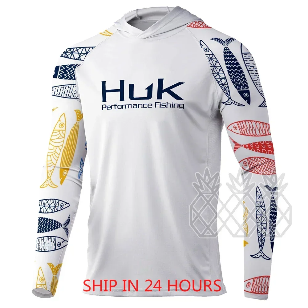 Camisa de Pesca HUK para Homen - Summer De Clothing avaliação e preço