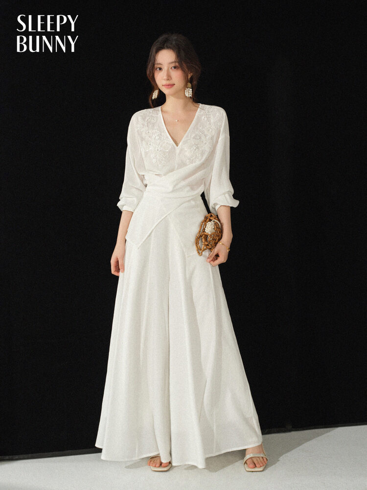 Conjunto Feminino Elegante de  - Palazzo Pant Wide avaliação e preço