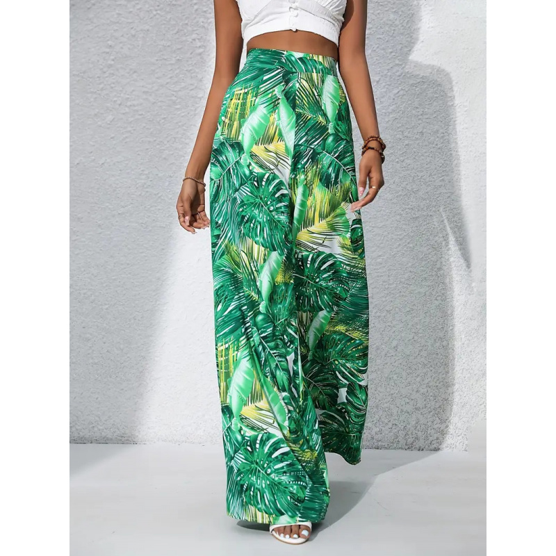 Calças Femininas de Cintura Al - Palazzo Pant Wide avaliação e preço