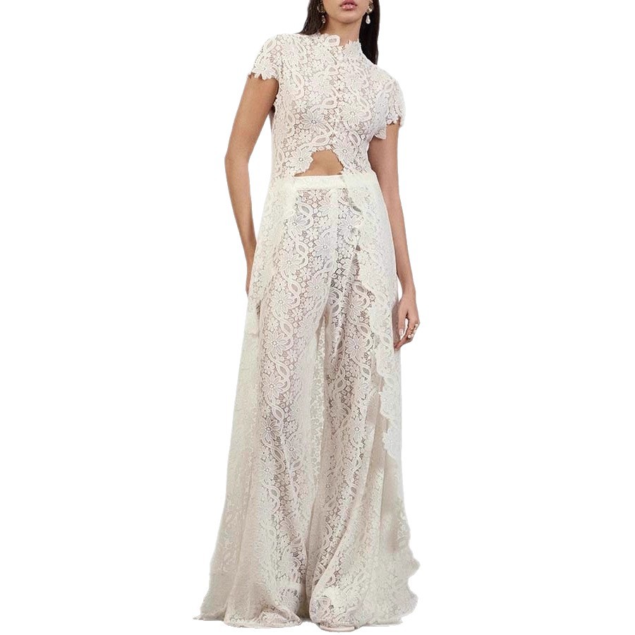Conjunto Feminino de 2 Peças e - Palazzo Pant Wide avaliação e preço