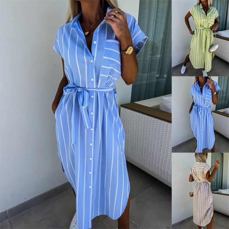 Vestido camisa listrado de man - Summer Clothing Looks avaliação e preço