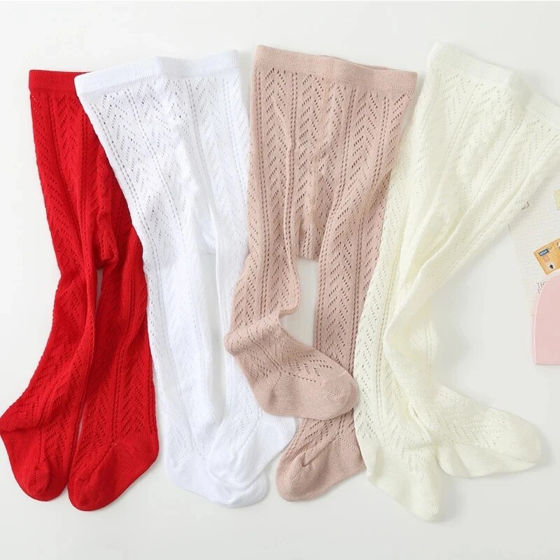 Meias de malha ocas para bebês - Summer Clothing Baby Girl avaliação e preço