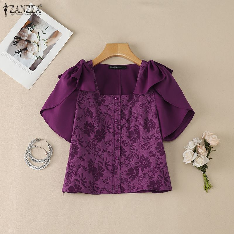 ZANZEA Blusas femininas elegan - Summer De Clothing avaliação e preço