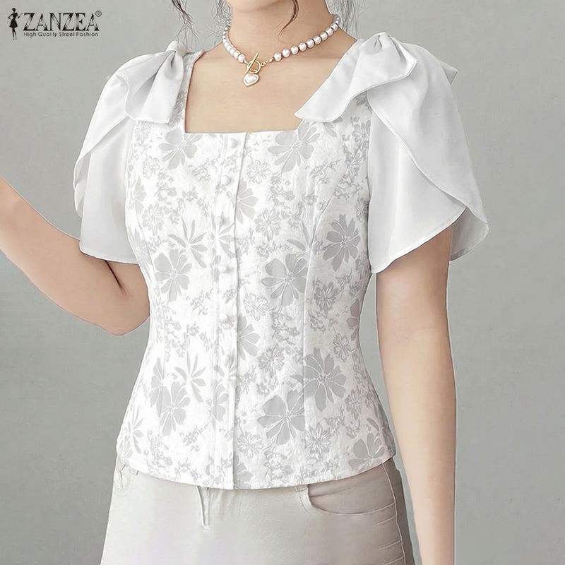 ZANZEA Blusas femininas elegan - Summer De Clothing avaliação e preço