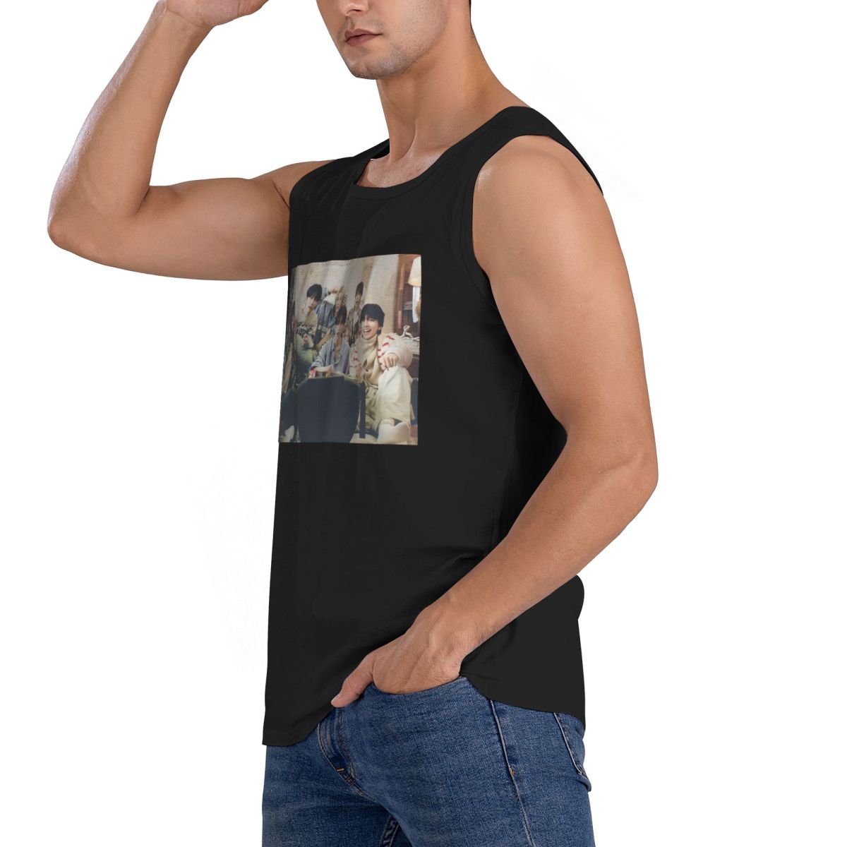 Camiseta Sem Mangas KPOP Boy N - Summer Clothing Next avaliação e preço