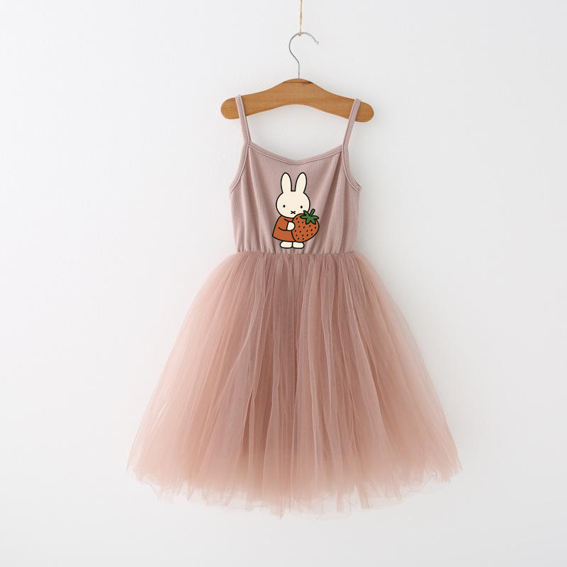 Vestido Infantil Miffy com Alç - Summer Clothing Baby Girl avaliação e preço