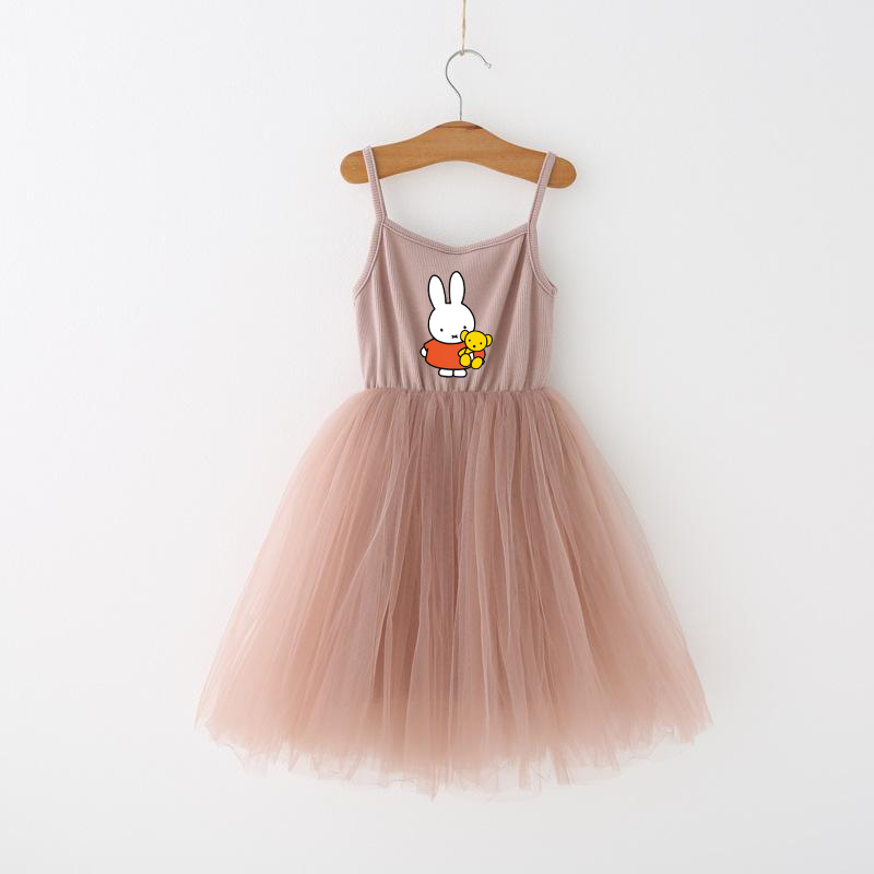 Vestido Infantil Miffy com Alç - Summer Clothing Baby Girl avaliação e preço