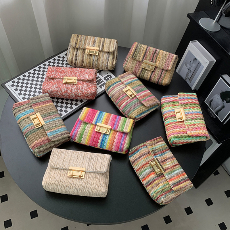 Bolsa de Ombro Transversal Fem - Beach Bag Straw avaliação e preço