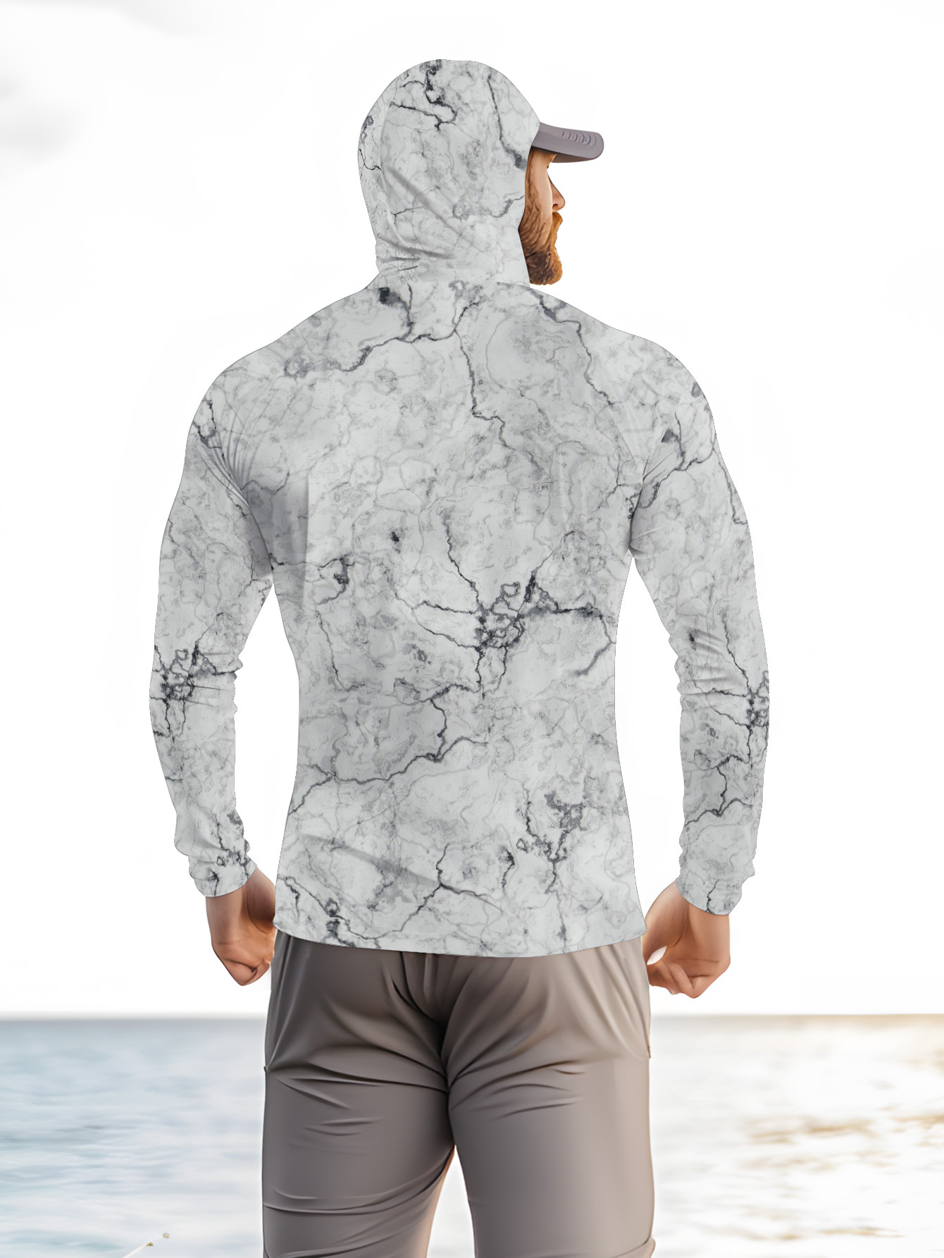Camisa de pesca masculina com  - Summer Uv Clothing avaliação e preço