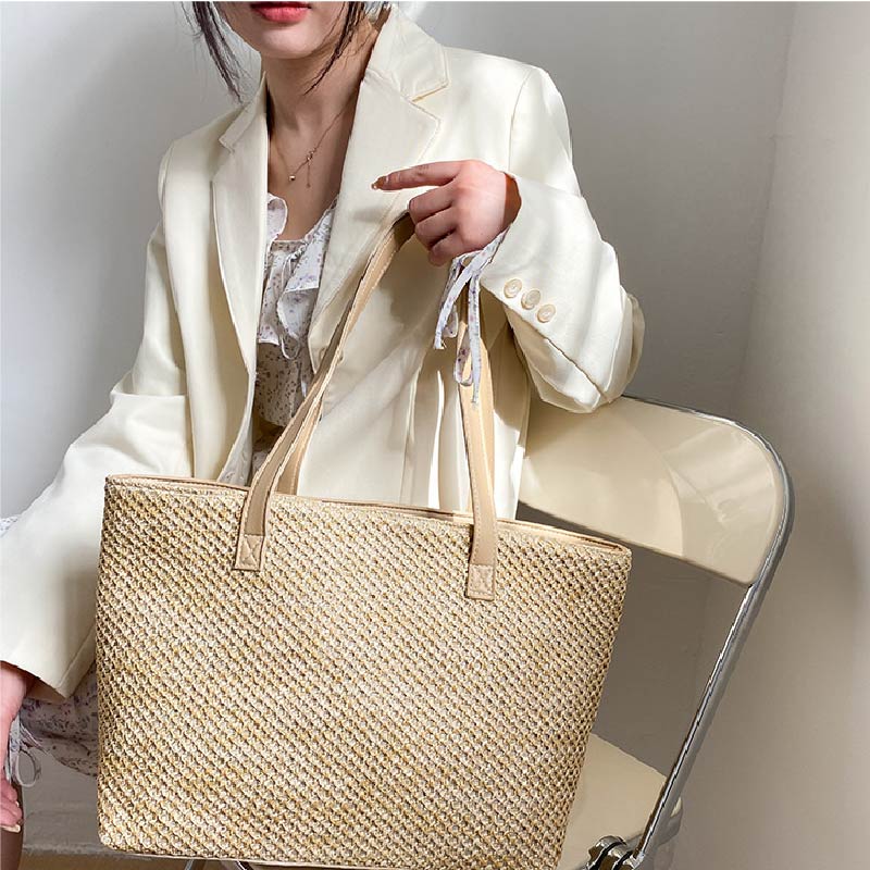Bolsa de Praia de Palha Femini - Beach Bag Straw avaliação e preço