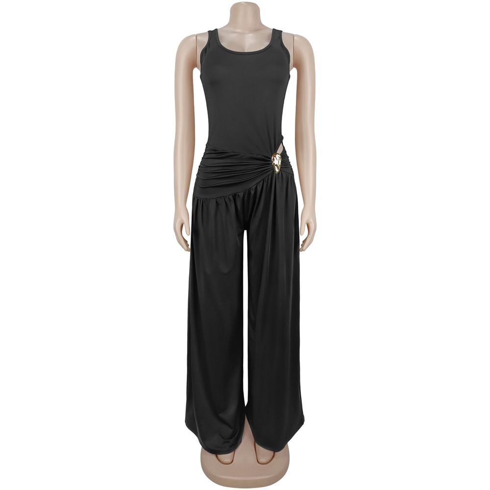 Conjunto Feminino de 2 Peças e - Palazzo Pant Wide avaliação e preço