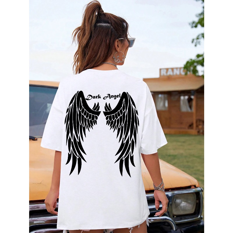 Asa de anjo escuro grande valo - Summer Clothing Discount avaliação e preço