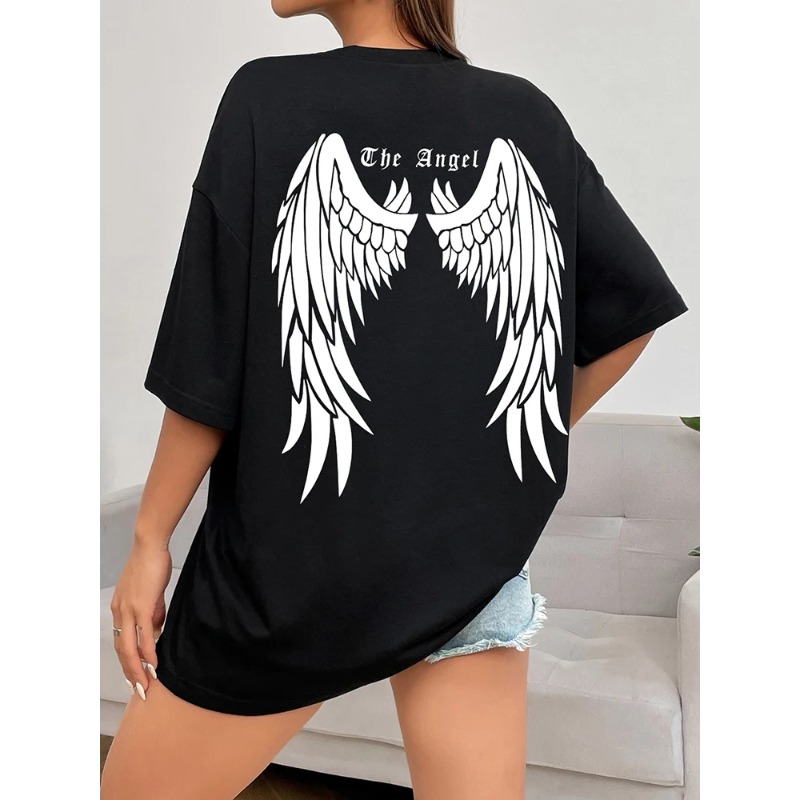 Asa de anjo escuro grande valo - Summer Clothing Discount avaliação e preço
