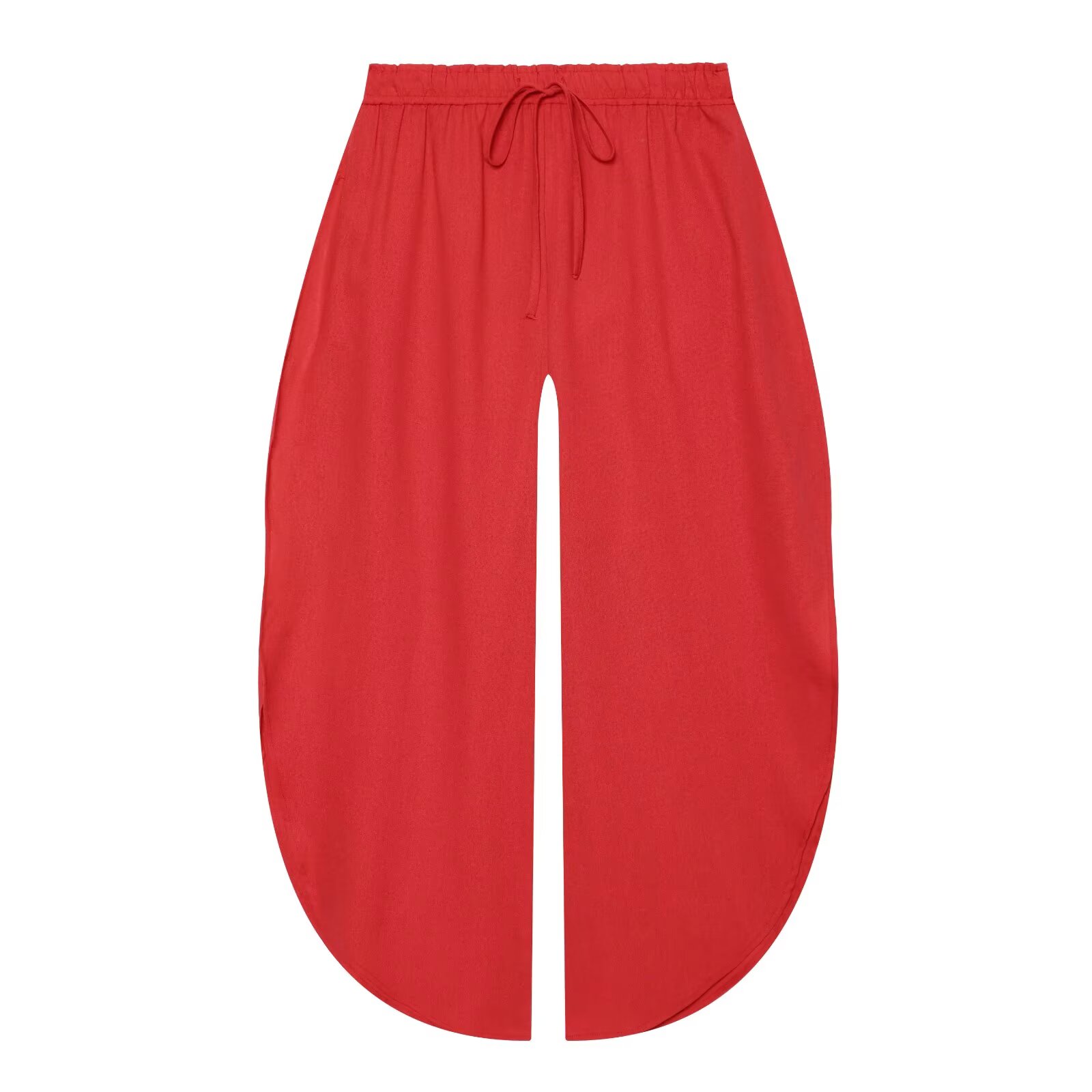 Calças Femininas de Cintura Al - Palazzo Pant Wide avaliação e preço