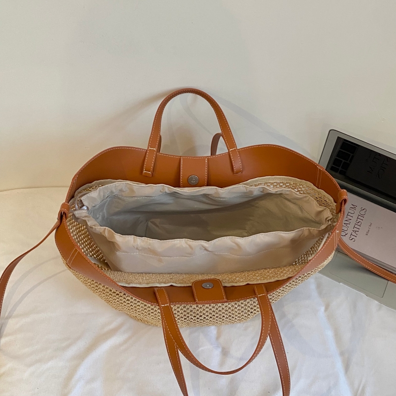 Bolsas Grandes de Palha Tricot - Beach Bag Straw avaliação e preço