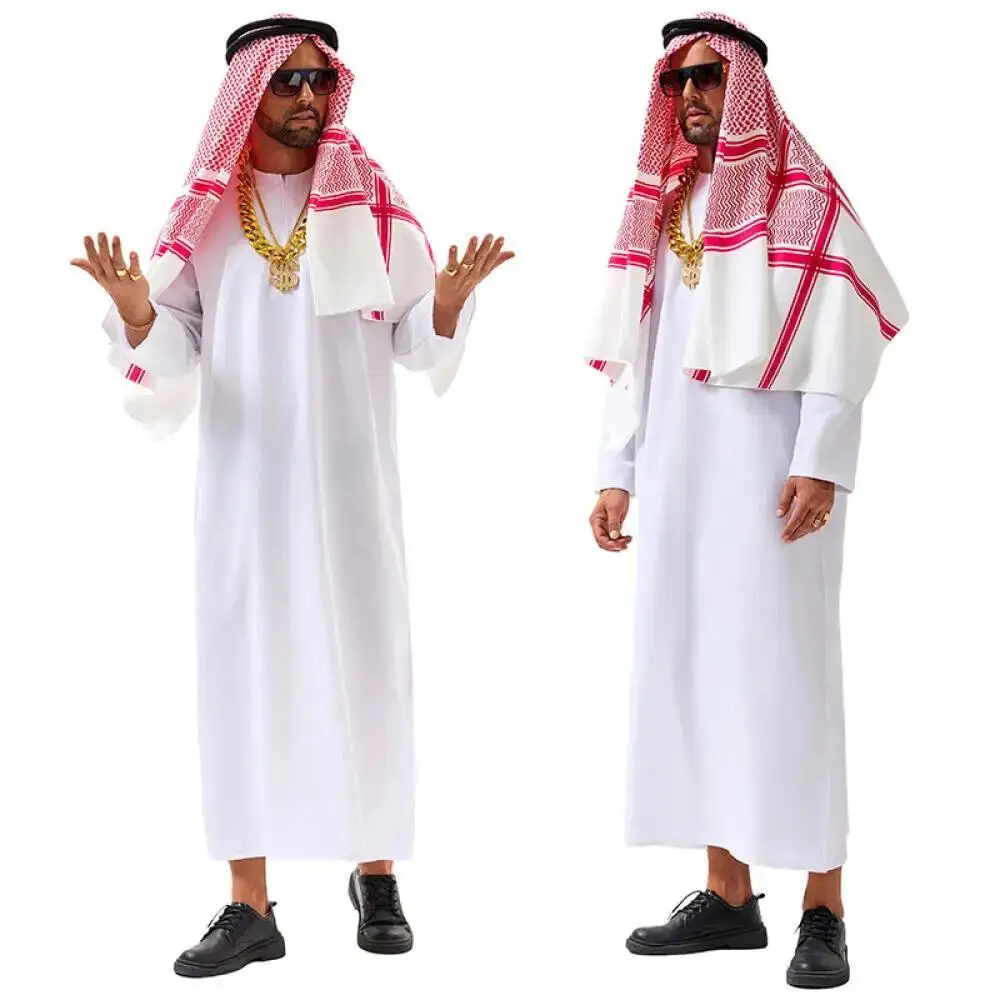 Traje Árabe de Dubai, Cosplay  - Summer Vacation Clothing Men avaliação e preço
