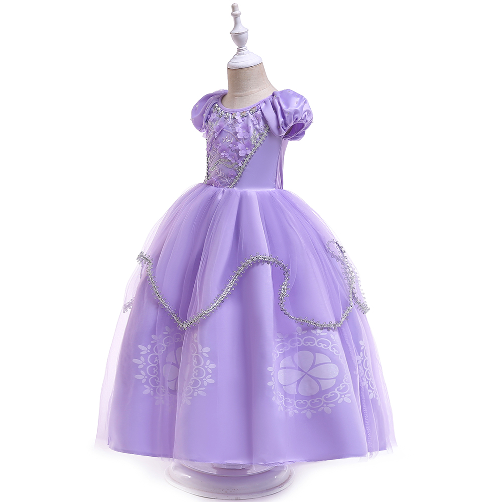 Vestido de manga curta, Perfor - Summer Clothing For Kids Girls avaliação e preço