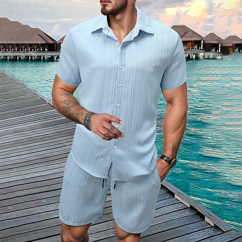 Conjunto Masculino Novo 2026:  - Summer Clothing Line avaliação e preço