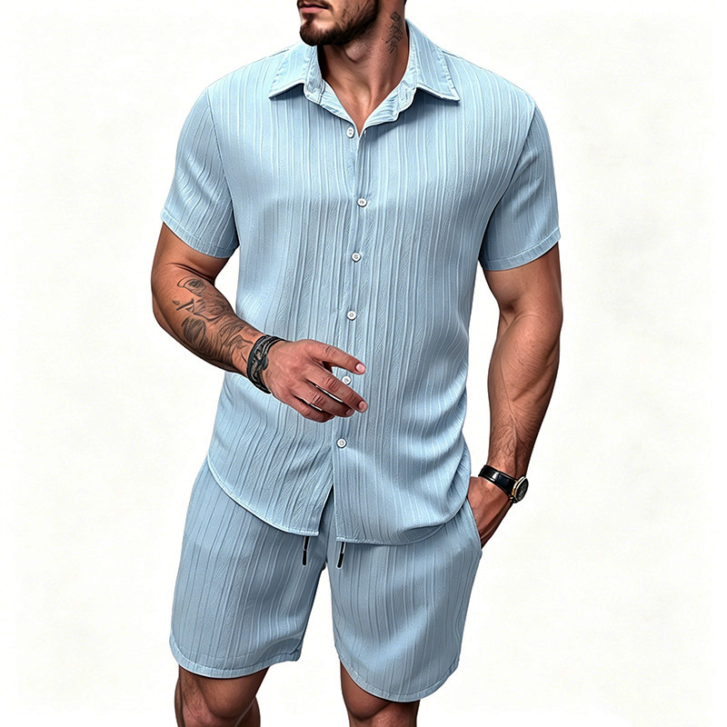 Conjunto Masculino Novo 2026:  - Summer Clothing Line avaliação e preço