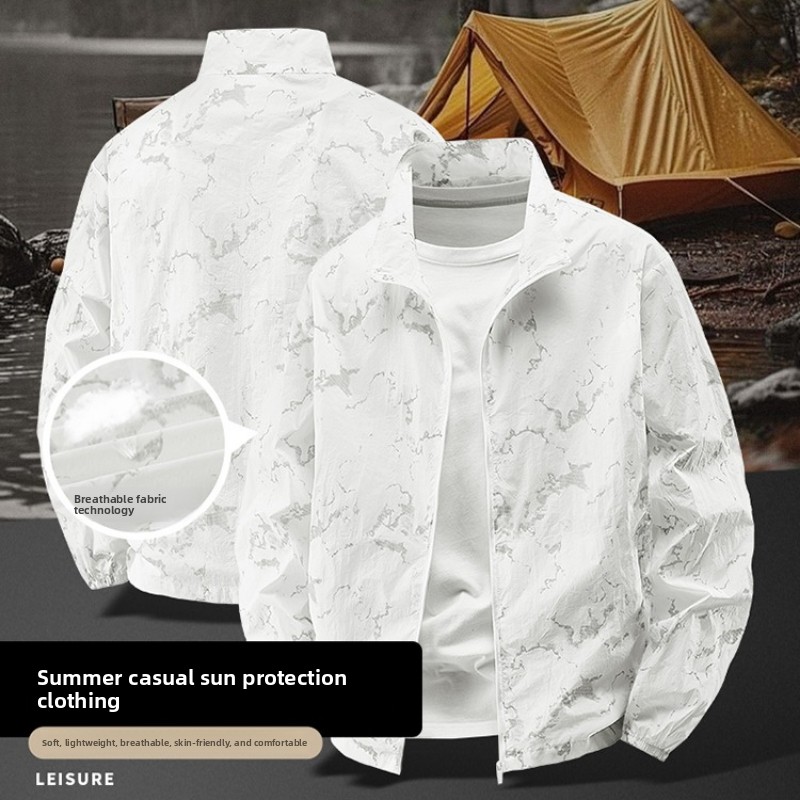 Jaqueta masculina com gola alt - Summer Uv Clothing avaliação e preço