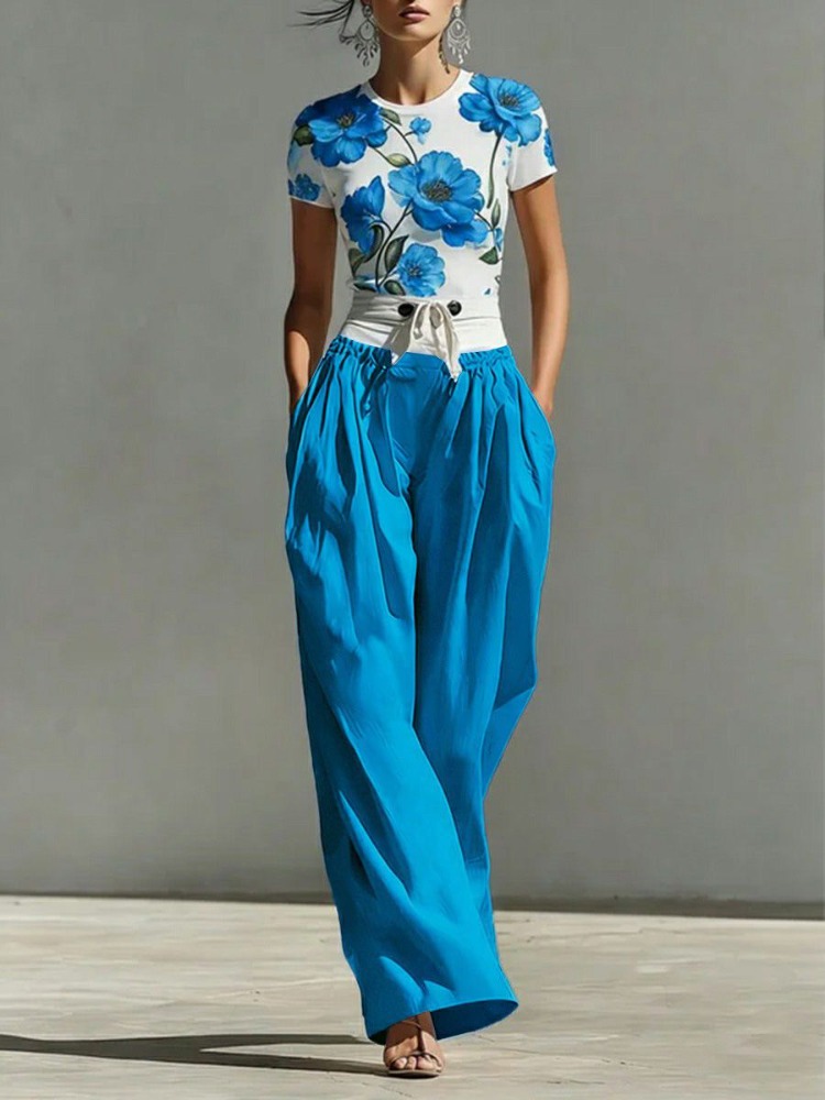 Calças Femininas Yeezzi de Mod - Palazzo Pant Wide avaliação e preço