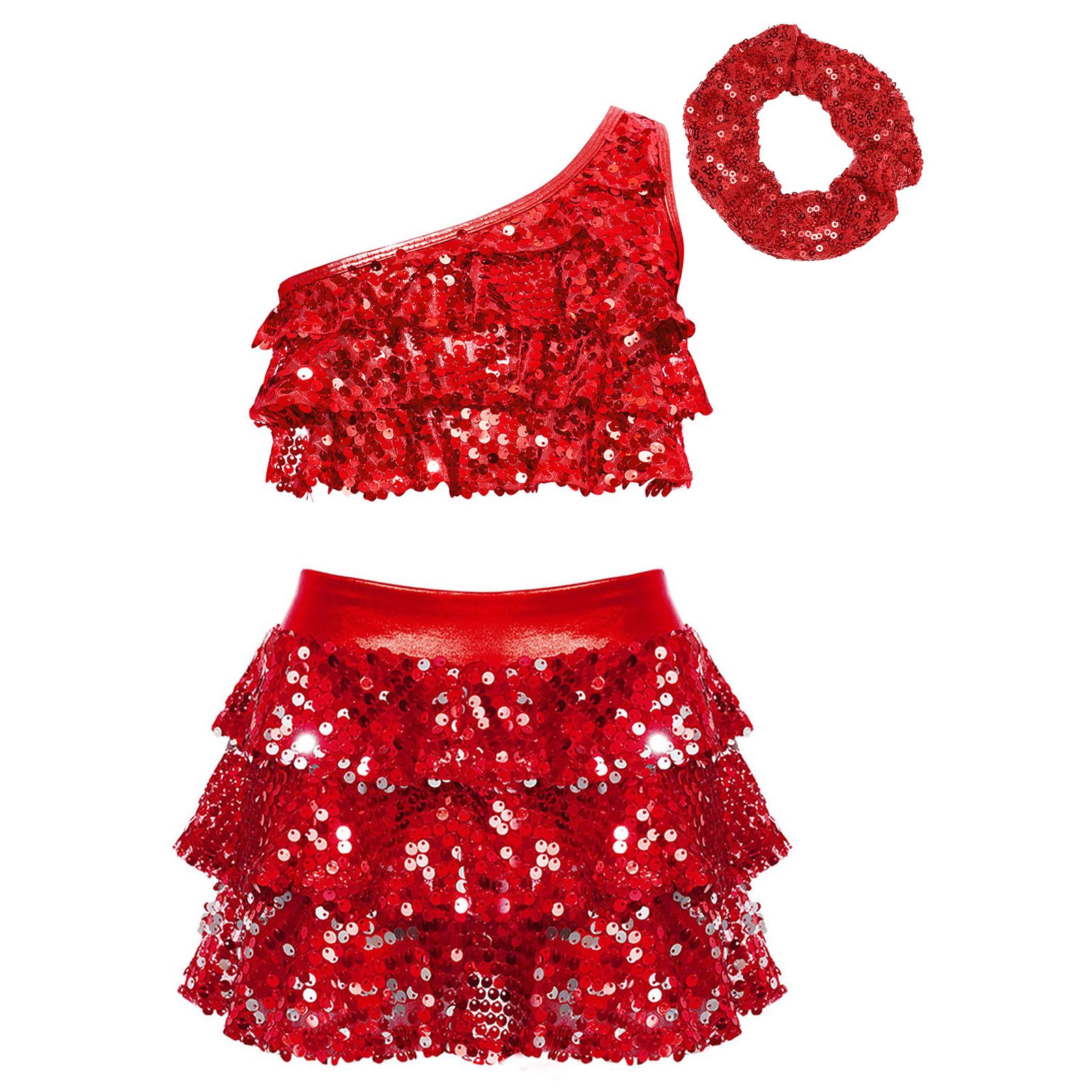 Crianças meninas lantejoulas b - Summer Clothing For Kids Girls avaliação e preço