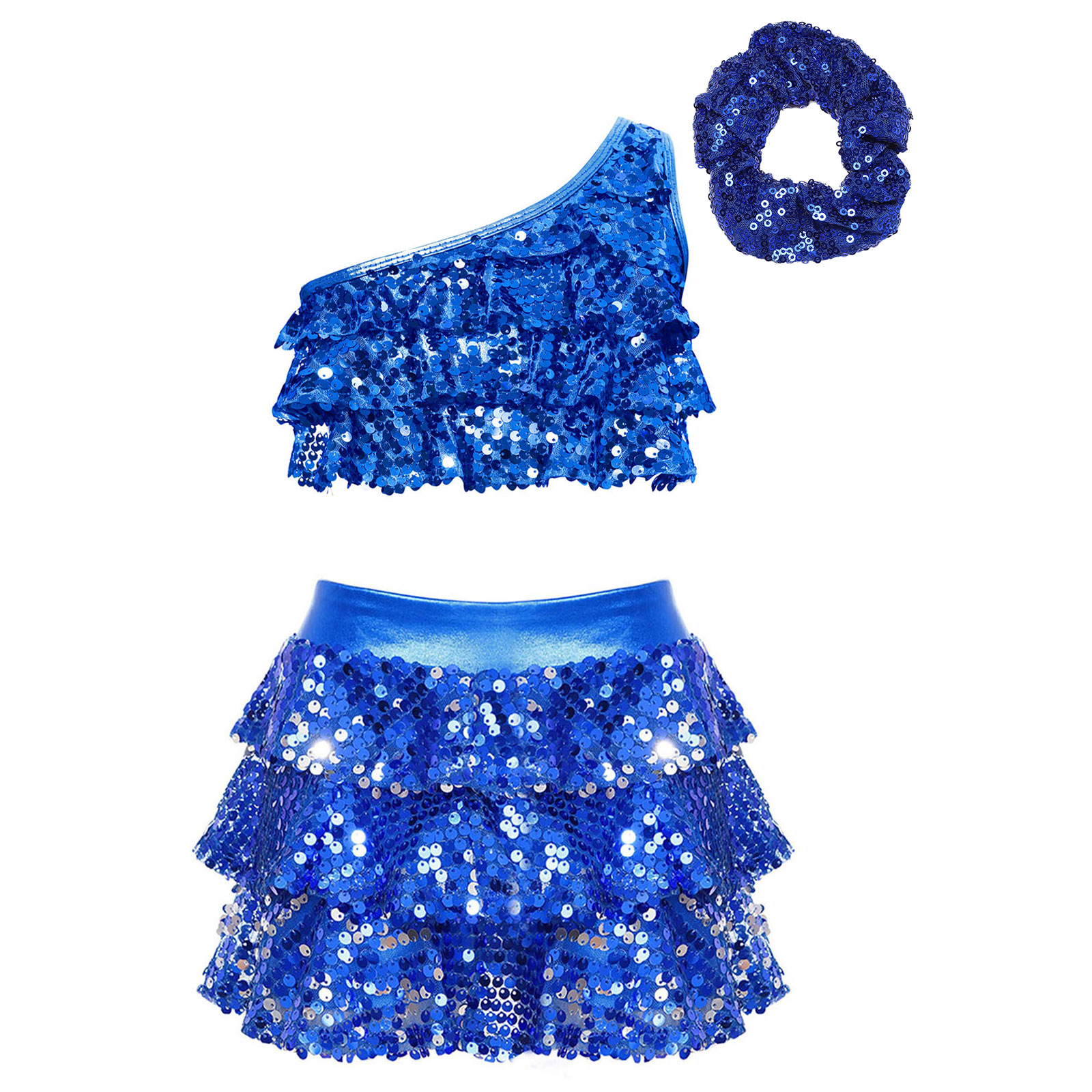Crianças meninas lantejoulas b - Summer Clothing For Kids Girls avaliação e preço