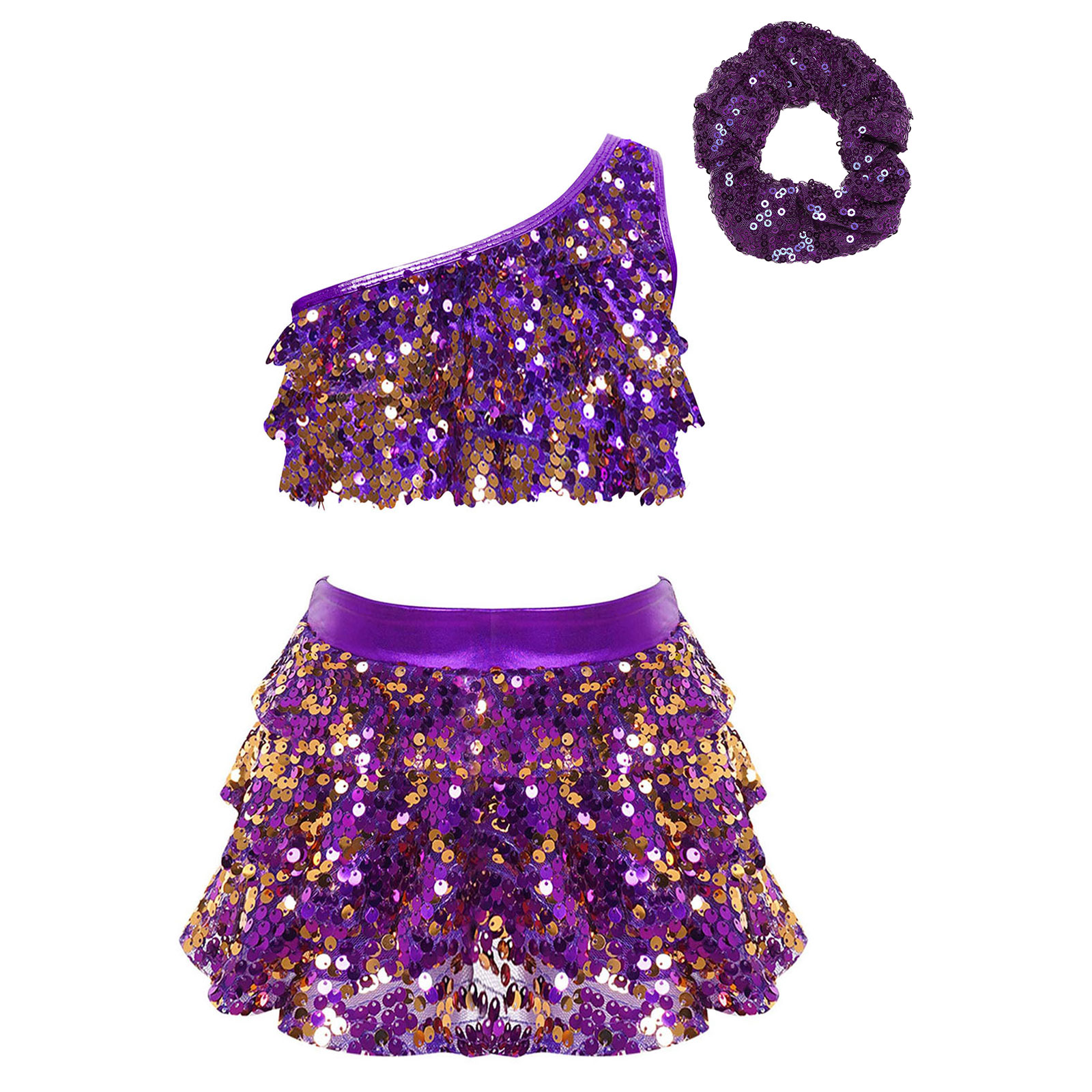 Crianças meninas lantejoulas b - Summer Clothing For Kids Girls avaliação e preço