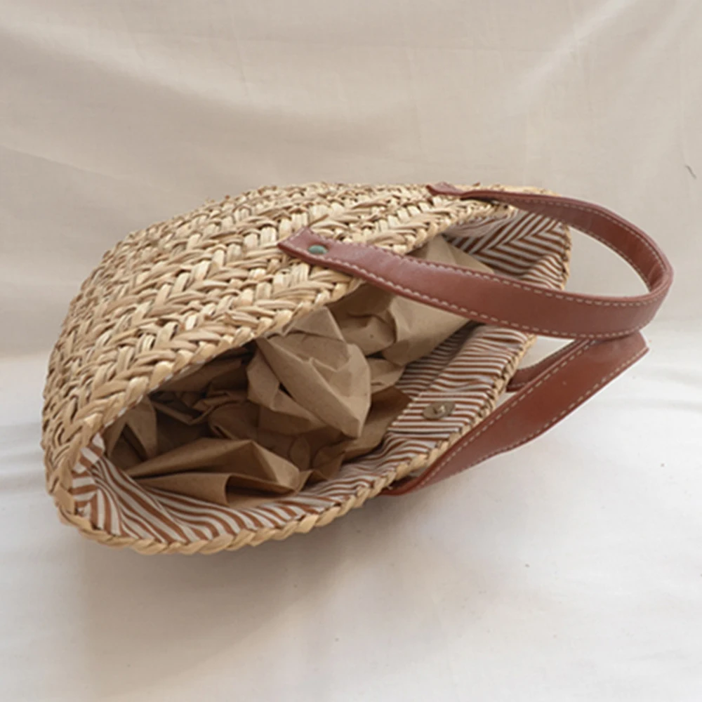 Boêmio palha rattan sacos para - Beach Bag Straw avaliação e preço