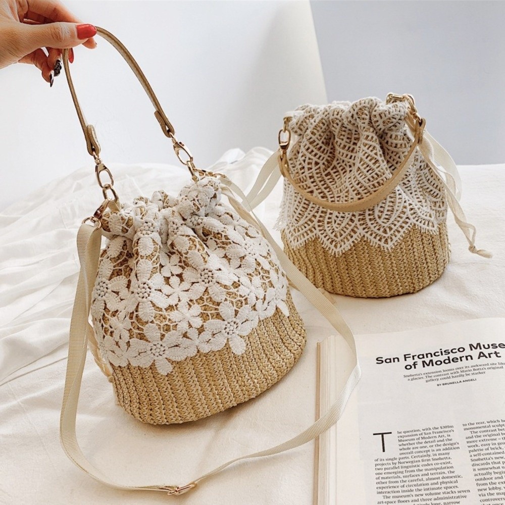 Bolsa de Ombro Portátil de Pal - Beach Bag Straw avaliação e preço