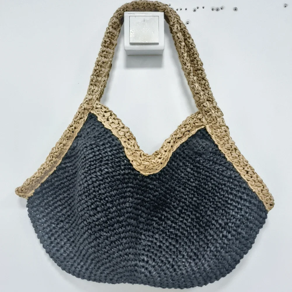 Nova Bolsa de Praia de Verão A - Beach Bag Straw avaliação e preço
