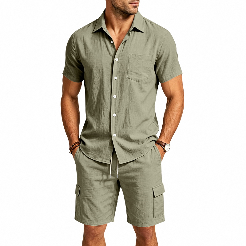 Conjunto Masculino de Verão em - Summer Clothing Line avaliação e preço