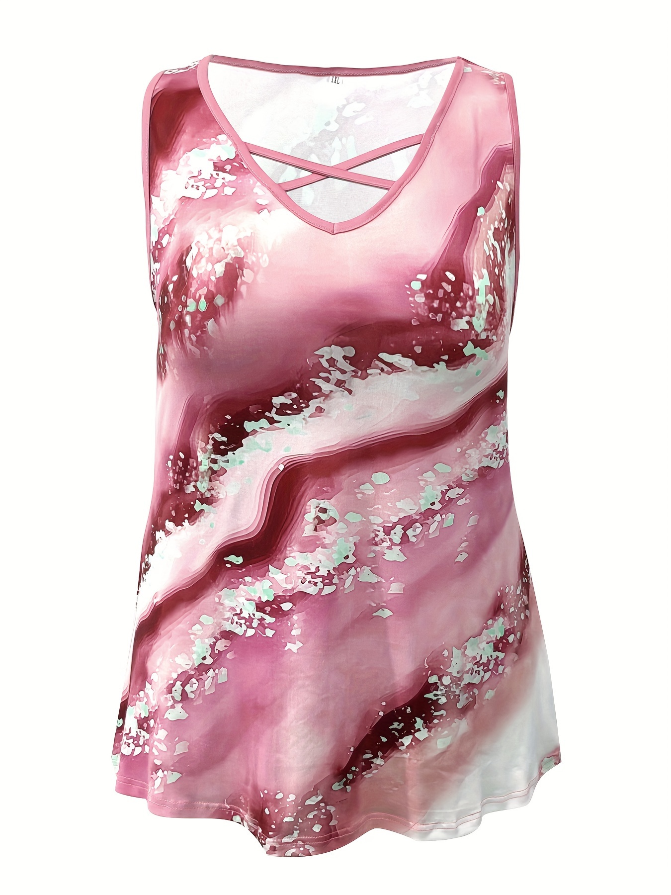 Plus size mármore impressão re - Summer Clothing For Plus Size Women avaliação e preço