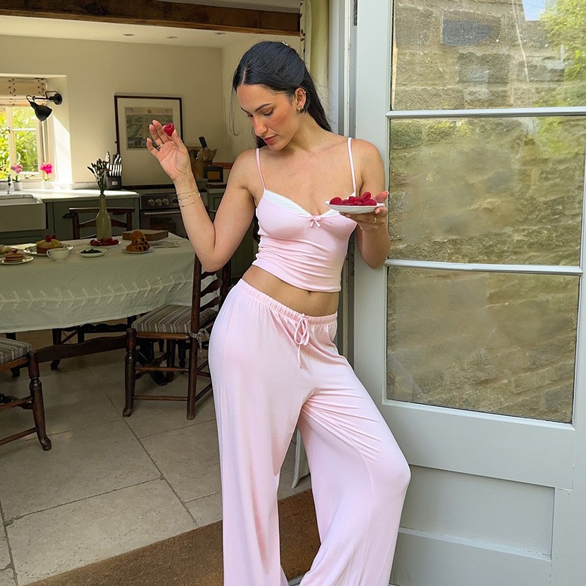 Conjunto de pijama feminino de - Summer Clothing Ladies avaliação e preço