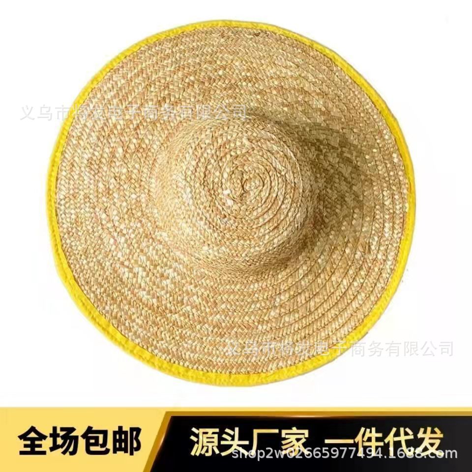 Chapéu de sol de palha com aba - Sun Hat Wide Brim avaliação e preço