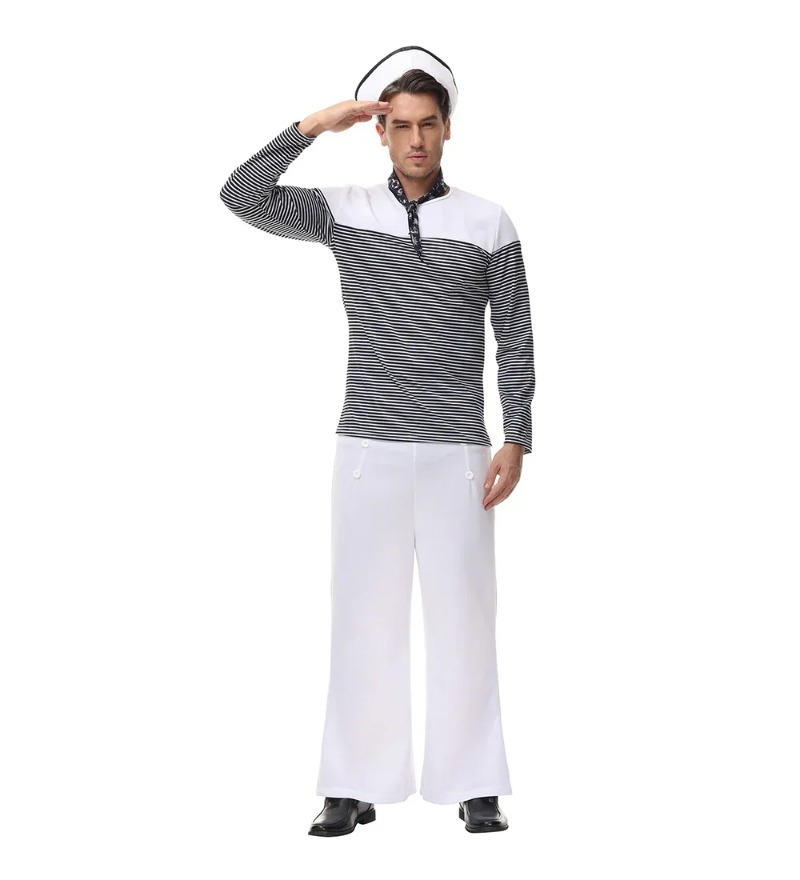 Casal traje de marinheiro da m - Summer Vacation Clothing Men avaliação e preço