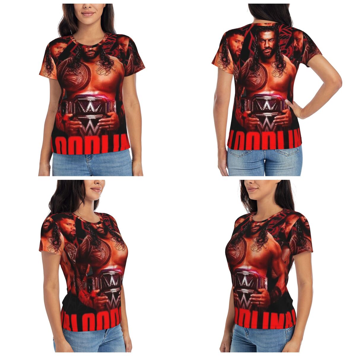 Camiseta de Luta Livre Roman R - Summer Reign Clothing avaliação e preço
