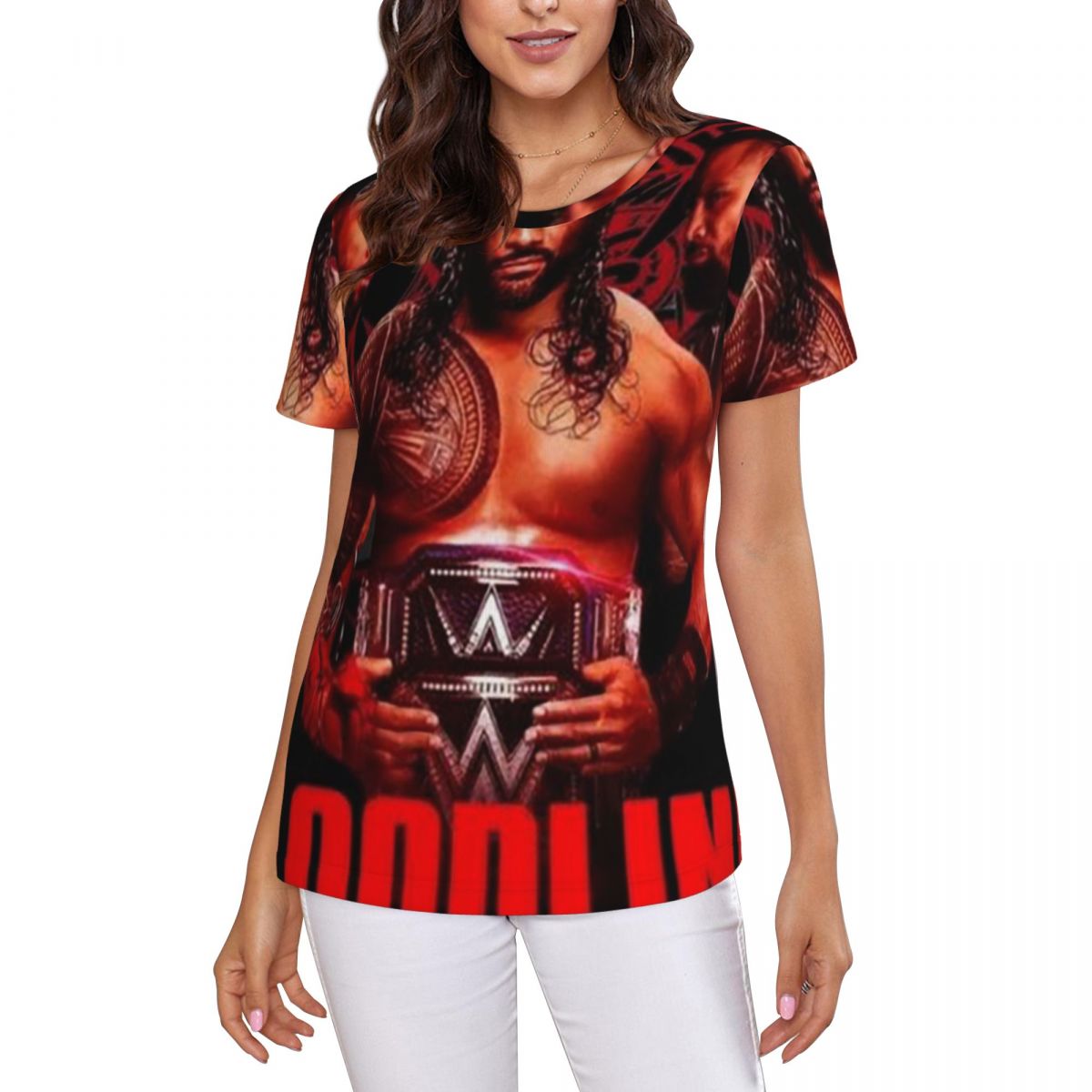 Camiseta de Luta Livre Roman R - Summer Reign Clothing avaliação e preço